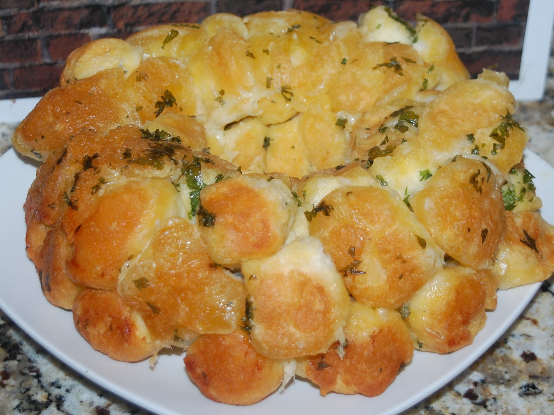 Easy Cheesy Pull Apart Bread - StolenRecipes.net