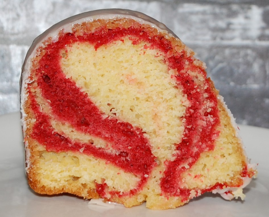 Red Velvet Marble Bundt Cake - Mom Loves Baking