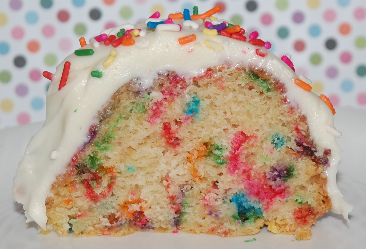 Best Homemade Funfetti Bundt Cake - Stolenrecipes.net